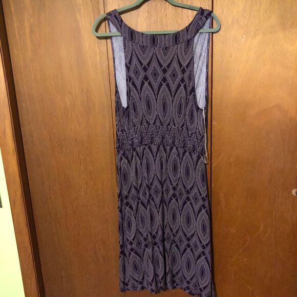 Liz Lange Maternity V-Neck Patterned Sleeveless Dress XL - Picture 4 of 6